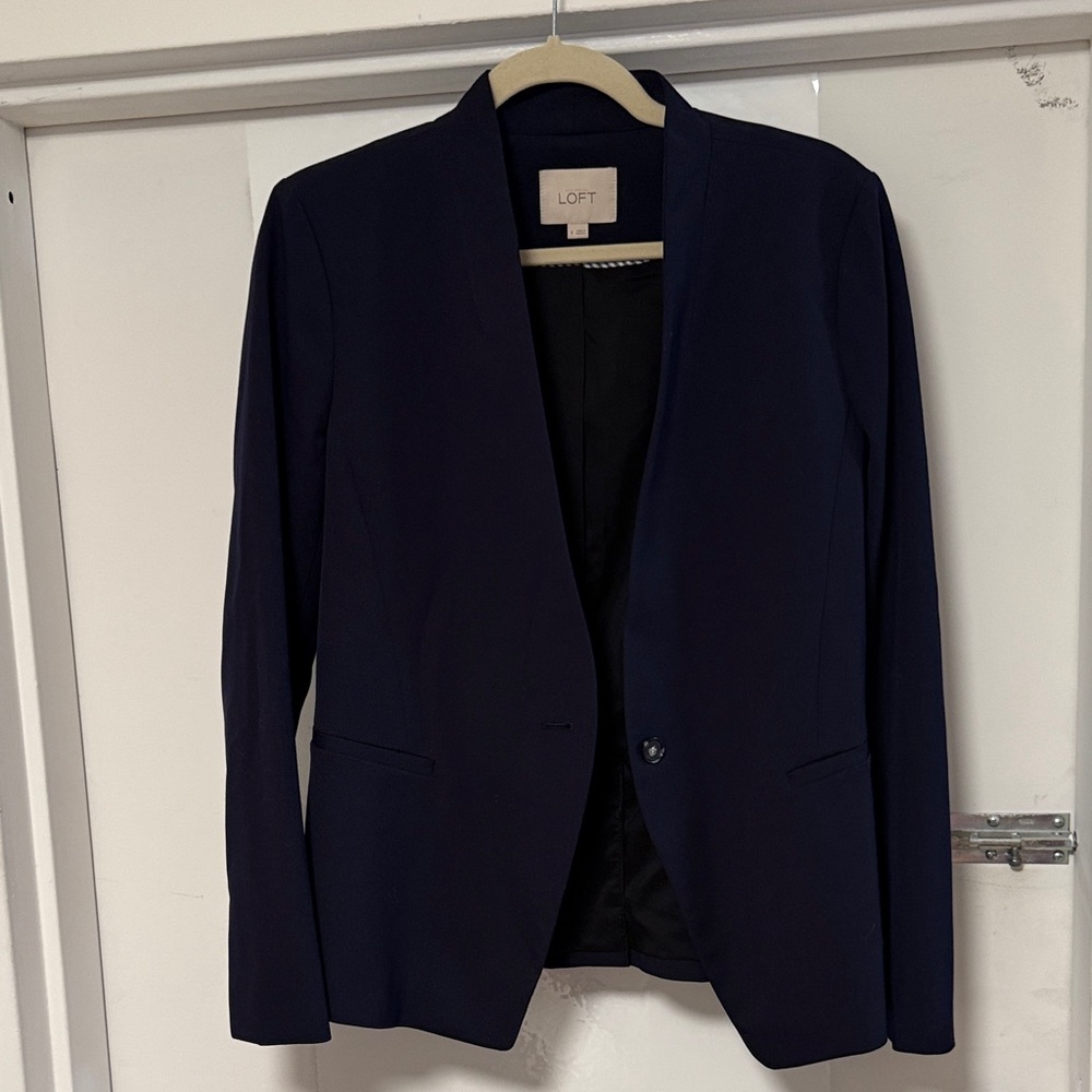 LOFT Women's Dark Blue Blazer